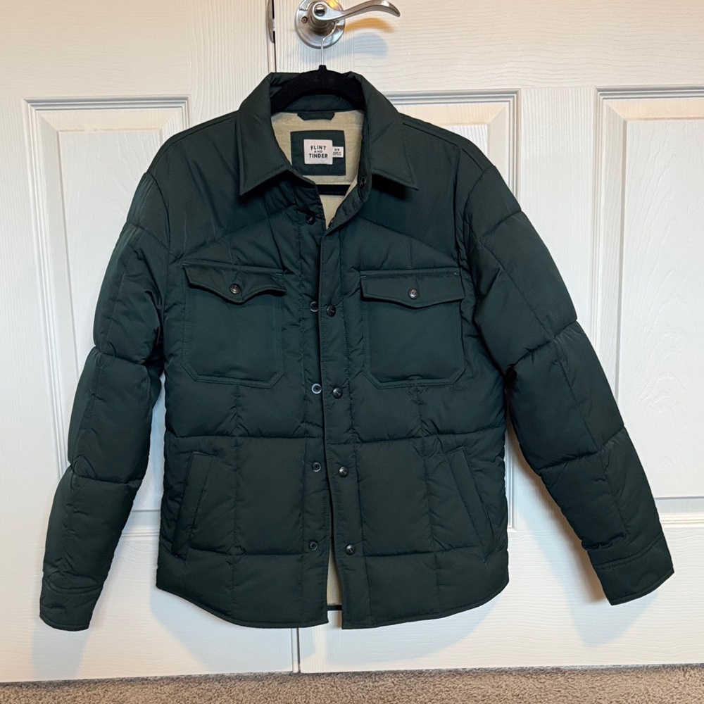 Flint and Tinder Jackson Quilted Shirt-Jacket - Men’s XS